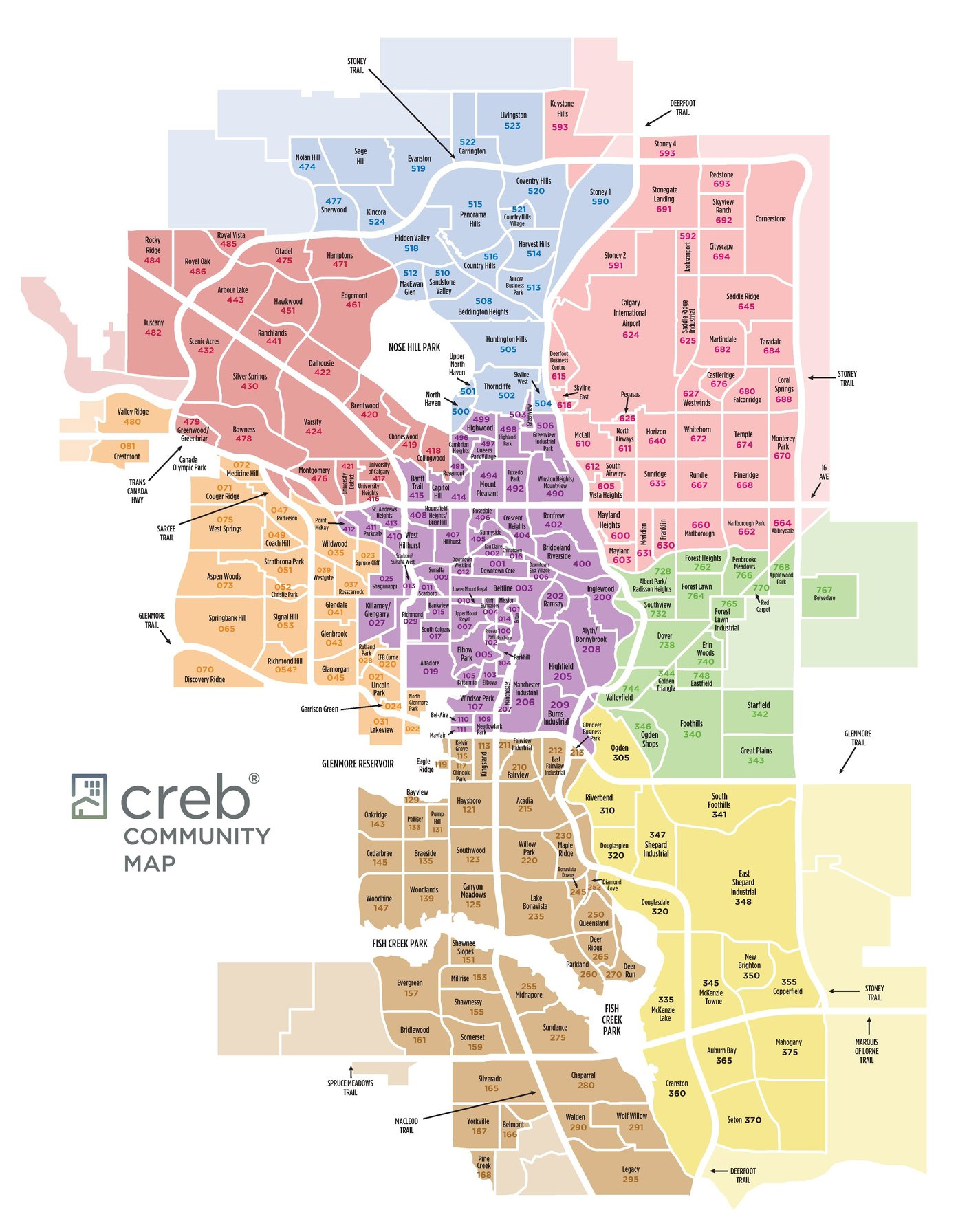 Calgary Community Map